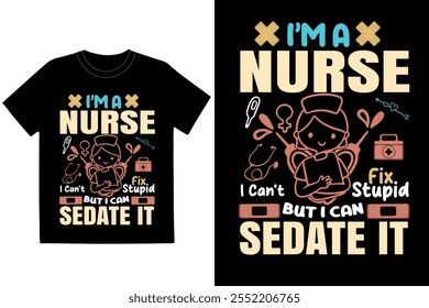  Nurse T-shirt Design Template - Print,Nurse T shirt Design Bundle, Vector Nurse T shirt design, Doctor shirt, Nurse typography T shirt design Collection