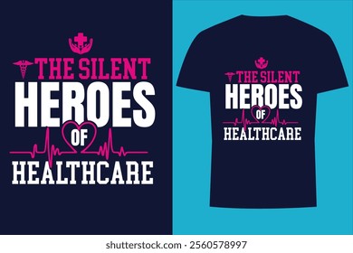 Nurse T-shirt Design, Typography T-shirt Design, Print Design



