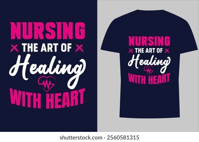 Nurse T-shirt Design, Typography T-shirt Design, Print Design



