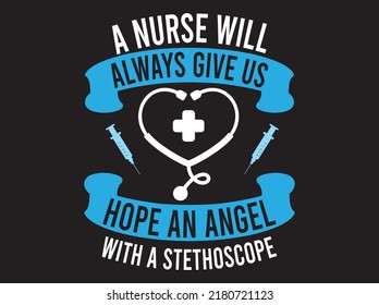 Nurse t-shirt design vector file