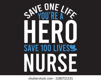 Nurse t-shirt design vector file