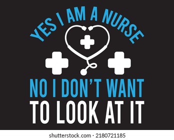 Nurse t-shirt design vector file