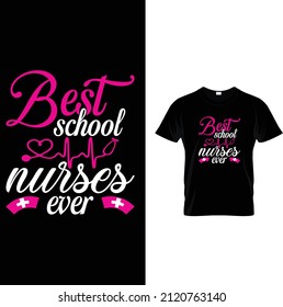 Nurse t-shirt design - Vector graphic, typographic poster, vintage, label, badge, icon or t-shirt, Nurse t-shirt, nursing, correctional nurse, T shirt vector, Heart of a Nurse vector