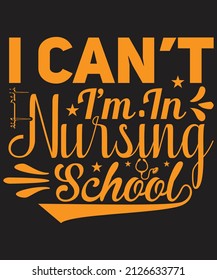 Nurse T-shirt Design Vector For Graphic