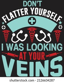 Nurse T-shirt Design Vector For Graphic