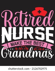 Nurse T-shirt Design Vector For Graphic