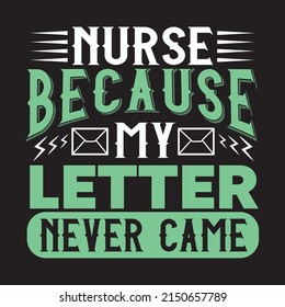 Nurse T-shirt Designs with custom vector.