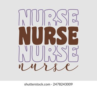 Nurse, Nurse t-shirt, Nursing, Vector, nurse practitioner t shirt design template