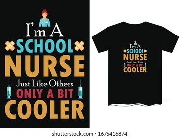Nurse T-Shirt Template Design- Nurse Vector