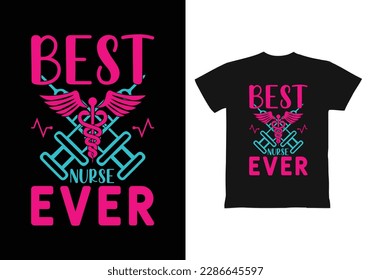 Nurse T-shirt vector Design Template