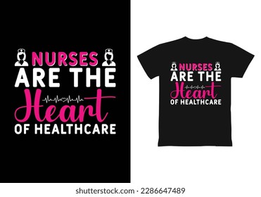 Nurse T-shirt vector Design Template