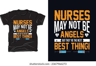 Vectores de camiseta de enfermería vectores de camisetas de enfermería