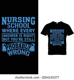 Nurse t-shirts design, vector graphic, typographic poster, or t-shirt