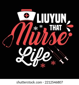 Nurse typography design ant t shirt svg