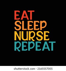 Nurse typography t shirt design