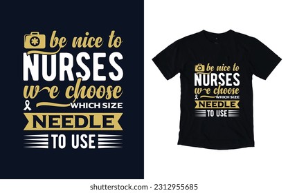 Geschmacksmuster für Nurse-Typografie-T-Shirt, Design für Krankenschwestern, T-Shirt-Paket für Krankenschwestern, Vektorgrafik, typografisches Poster, Vintage