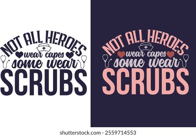 Nurse typography t shirt design