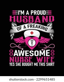 Nurse typography t-shirt design, and graphics vector, retro typography ,vintage t-shirt , t-shirt, t-shirt design,