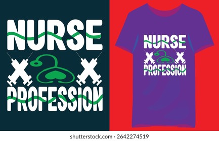 Nurse Typography T-shirt Design, Sister Typography Tshirt Design, Nursing Life Typography TShirt Design.