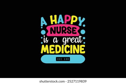  Nurse Typography T-shirt Design Vector Graphic Template