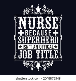 nurse typography Vintage t shirt design, Unique T Shirt Design, New Design for nurse camping design