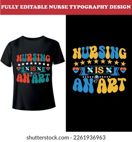 
Nurse typograpy design for t shirt lovers
