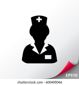 Nurse in Uniform Icon