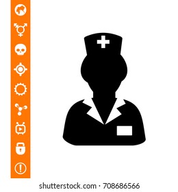Nurse in Uniform Icon