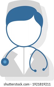 Nurse uniform, illustration, vector on white background.