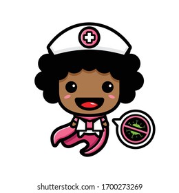 Nurse vector design is a hero
