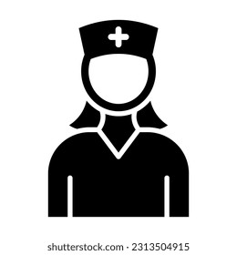 Vektorsymbol für Krankenpfleger für private und gewerbliche Nutzung.
