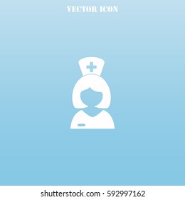 Nurse vector  icon.