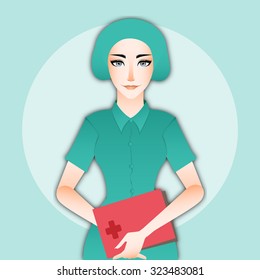 Nurse vector illustration