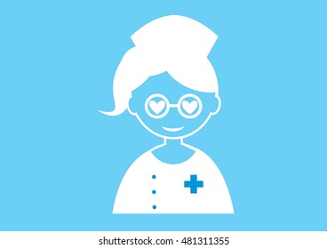 Nurse , vector illustration