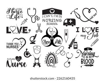 Nurse vector For Print, Nurse Clipart, Nurse vector Illustration