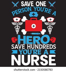 nurse vector t shirt design