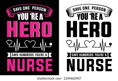 Nurse Vector T-shirt Design Bundle
