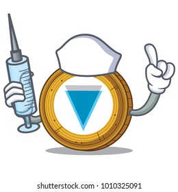 Nurse Verge coin character cartoon