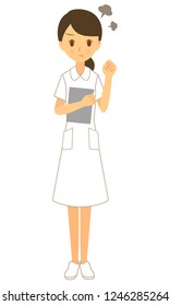 the nurse very angry
