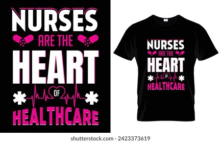Nurse, Vintage,  Modern, Typography T-shirt Design