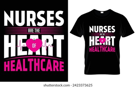 Nurse, Vintage,  Modern, Typography T-shirt Design