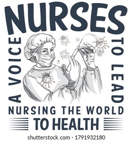 Nurse A Voice To Lead Nurses old To Health T Shirts