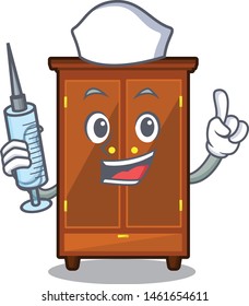 Nurse wardrobe in the a character shape