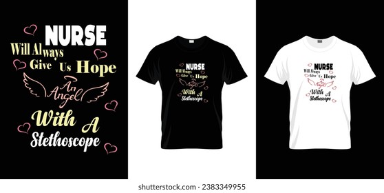 Nurse will always give us hope with a stethoscope