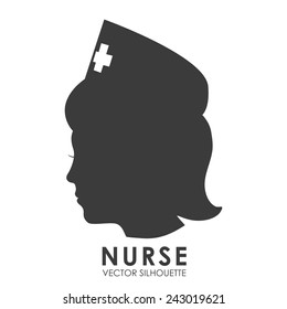 nurse woman design, vector illustration eps10 graphic 