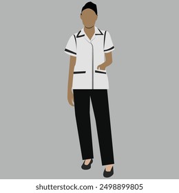 the nurse  woman, vector, banner, people, illustration, love, concept, cartoon, hospital, team, creative, face, 