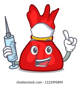 Nurse wrapper candy character cartoon