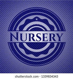 Nursery with jean texture