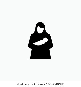 Nursery Room Icon Vector - Flat and Trendy Sign / Symbol Illustration.