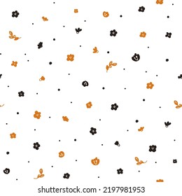 Nursery seamless pattern with flowers. Childish pattern for fabric, wrapping, clothing, textile, wallpaper, pajamas, kids apparel, beddings
